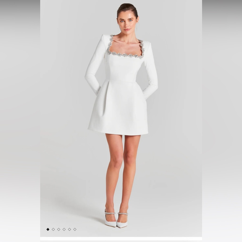 Nadine Merabi Kimberly White Dress